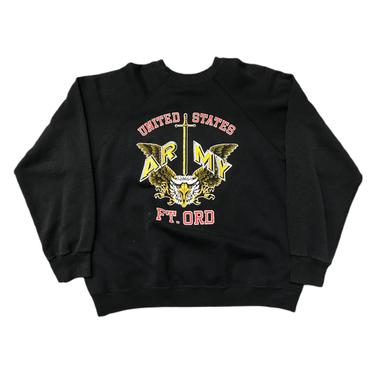 (XL) United States Army Ft. Ord Black Sweatshirt 082521 ERF