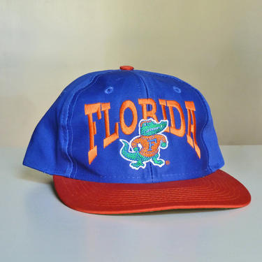 1990s Florida Gators Snapback Cap Vintage - Collegiate Sports - Baseball Hat - Throwback - Vintage Fashion 