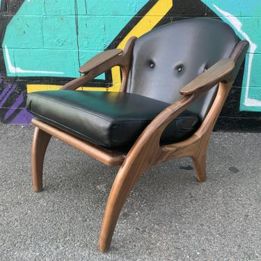 Adrian Pearsall Style Sculptural Lounge Chair