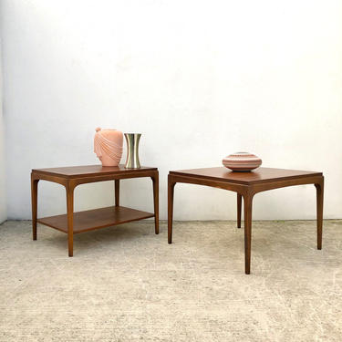 Lane Walnut Side Table \/ Square or Rectangle