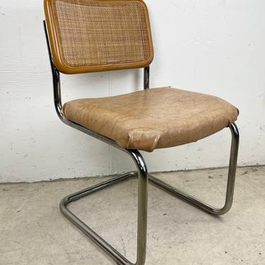 Mid-Century Dining Chair With Cane Back 