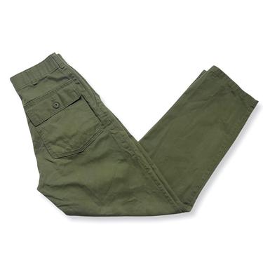 Vintage US Army OG-507 Field Trousers / Pants ~ measure 27 x 29.5 ~ Post Vietnam War ~ 27 Waist 