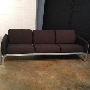 Rare Mid Century Modern New Angle Sofa by Jorn Utzon