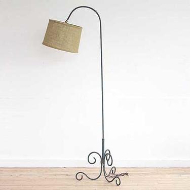 French 1950’s Wrought Iron Floor Lamp
