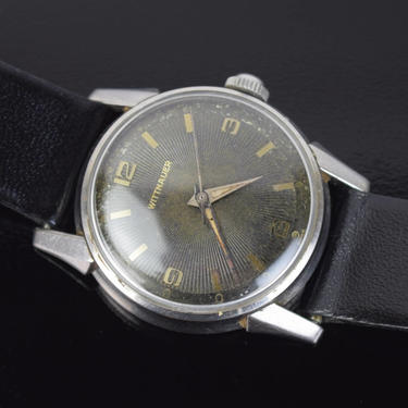 Vintage Wittnauer Modern Mechanical Winding Men’s Wrist Watch 
