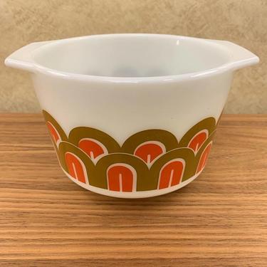Vintage Pyrex – Orange & Gold Arched Pattern | Loft 63 - Seattle, WA ...