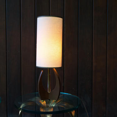1960s Mid-Century Table Lamp Adrian Pearsall Danish style 