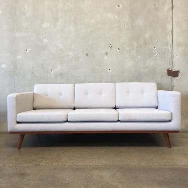 Mid Century Style Gray Sofa