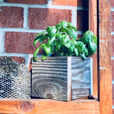 Herb Garden Boxes | Rustic Planter Boxes | Reclaimes Wood | Outdoor Planters | Kitchen Garden | Window Boxes | Container Garden | Patio 