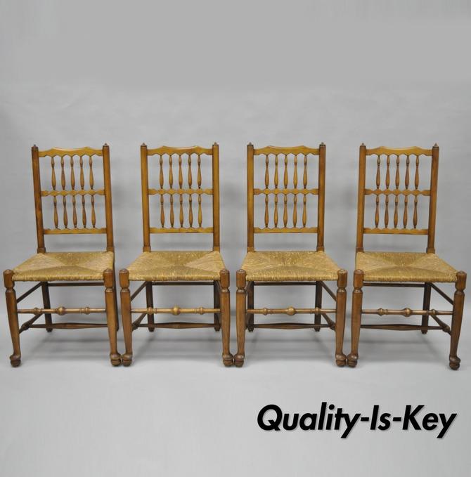 Set 4 L J G Stickley Fayetteville, Vintage Stickley Dining Chairs