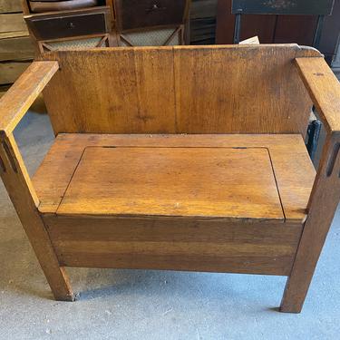 Cute “Arts and Crafts” Style Bench 33”W x 29”T x15”D