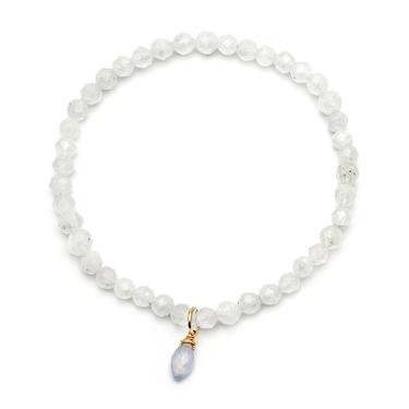 Social Mini Bracelet - White Quartz