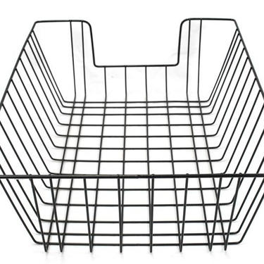 Metal Wire Basket | Deep Legal Size Paper Organizer 