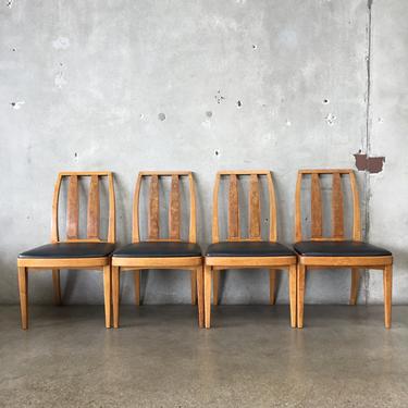 Set of Four Mid Century Drexel Dining Chairs