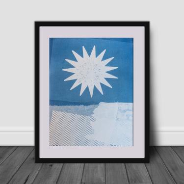 Sol -
Cyanotype Print