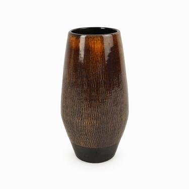 1961-1964 Fiamma Ceramic Vase Ingrid Atterberg 2611 Sweden Mid Century Modern 