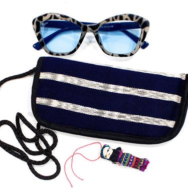 Deadstock VINTAGE: 1980s - Native Guatemala Eyeglass Pouch - Native Textile - Sunglasses Holder - Pouch - Fabric Bag - SKU 1-C3-00029750 