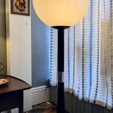 Rare Robert Sonneman &#8216;Lollipop&#8217; Floor Lamp with 20&#8243; Globe