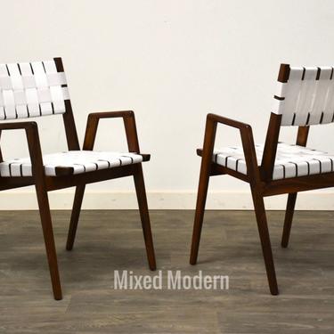 Walnut Dining Chairs By Mel Smilow - A Pair 