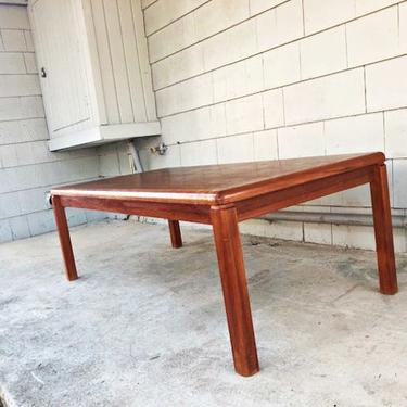 Midcentury Danish Teak Coffee Table / Bench