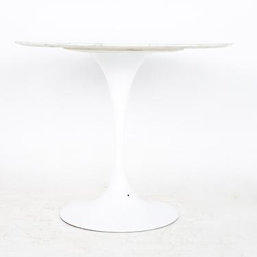 Saarinen Style Mid Century Marble Tulip Dining Table - mcm 