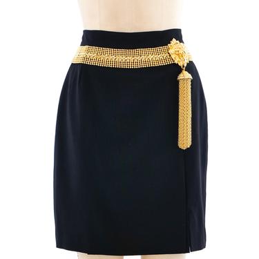 Gianfranco Ferre Belted Mini Skirt