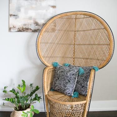 SHIPPING NOT FREE! Adult Medium Size Vintage Wicker Peacock Chair/ Teenager Size Peacock Chair/ Child Peacock Chair 