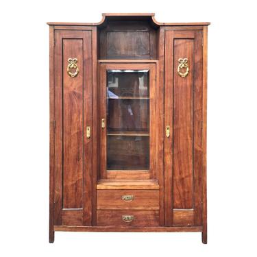 Antique 19th Century Armoire / Display Cabinet 