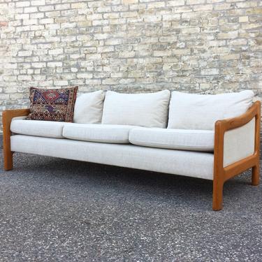 Teak-framed Danish Sofa 