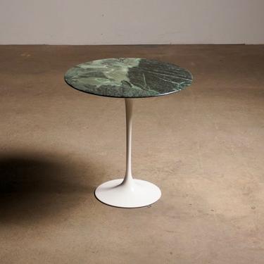 Eero Saarinen Green Marble Tulip Table by Knoll 