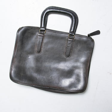 1980s COACH Purse Black Leather Bag 