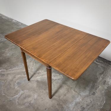 Vintage solid maple dining table with 
