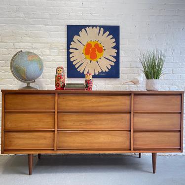 Clean + SIMPLE Mid Century MODERN DRESSER by Harmony House 