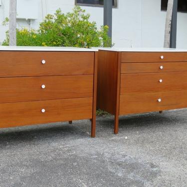 Mid Century Modern Pair of Dressers by Knoll 2300