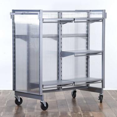 Industrial Storage Shelving Unit Display W Casters