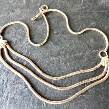 Krementz Gold Filled Swag Necklace 