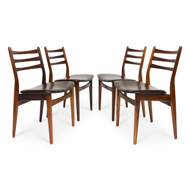 Vintage Danish Mid-Century Rosewood Dining Chairs 