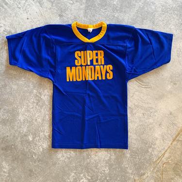 Vintage Super Mondays #82 Single Stitch Football Jersey T-shirt Tee 