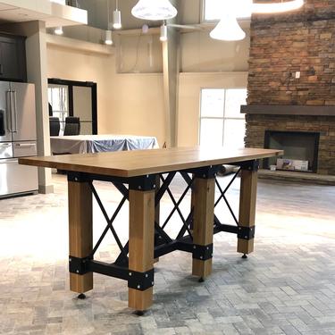 Industrial Hightop Dining Table 