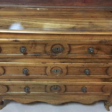 Antique French Provincial Louis XV 3-Drawer Dresser | Chest of Drawers | Commode