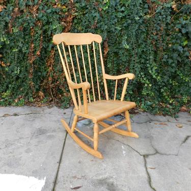 1960s Rustic Rocking Chair