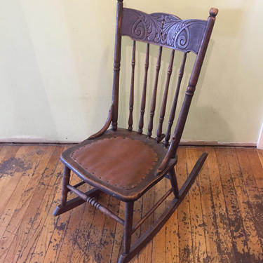 Vintage Child's Rocking Chair this item is not free shipping  contact us for shipping quote 