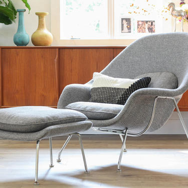 1960's Womb Chair and Ottoman by Eero Saarinen for Knoll - $3950