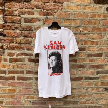 Vintage 80s SAM KINISON Bootleg Concert t-shirt size XL comedian comedy rodney dangerfield Bill Hicks eddie murphy 