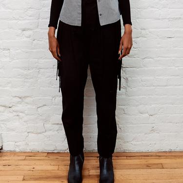 Isabel Marant Etoile Side-Tie Trousers, Size 38