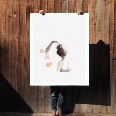 From Nothing .  extra large wall art . giclee print 