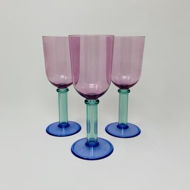 Vintage Acrylic Wine Glasses