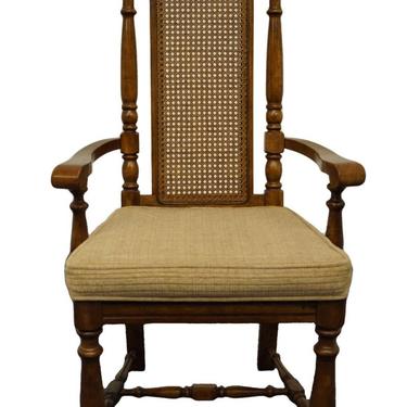 UNIVERSAL FURNITURE Italian Provincial Cane Back Dining Arm Chair 