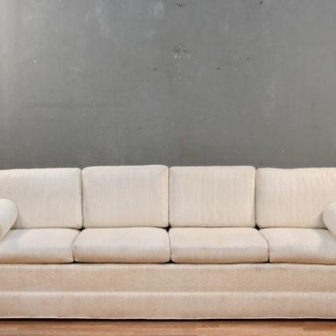 Long Ivory Woven Sofa – ONLINE ONLY