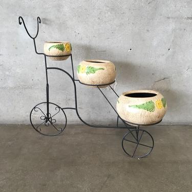 Bicycle Planter with Pots